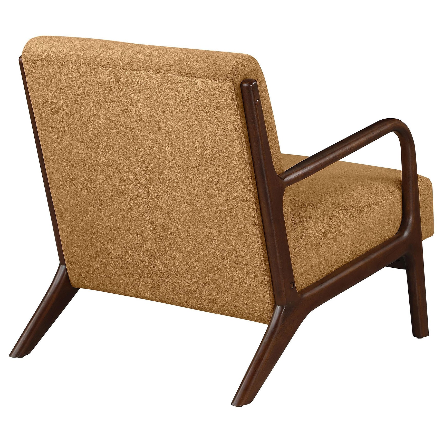 Foster Upholstered Wood Frame Accent Chair Honey 902271 - Ella Furniture