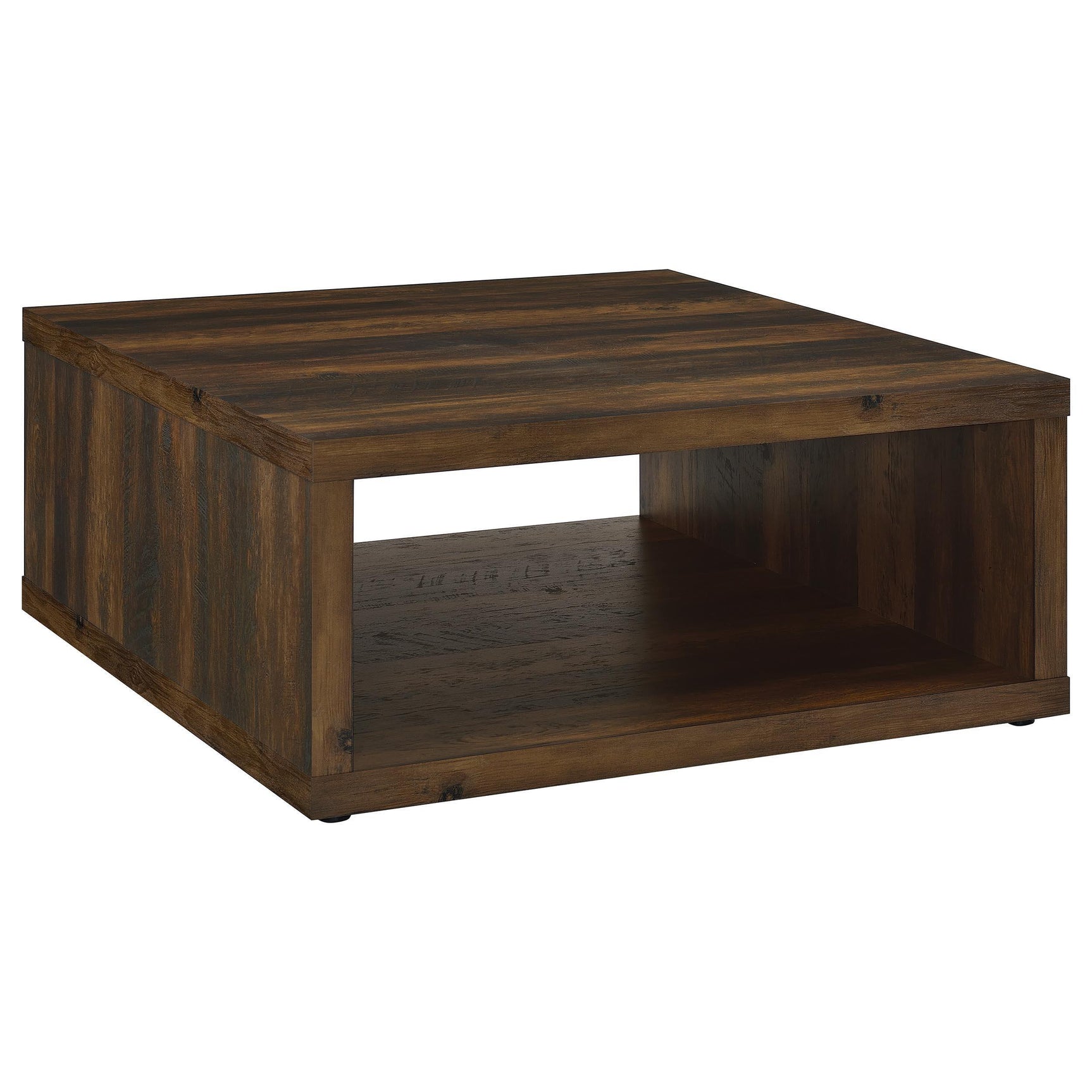 Frisco Square Engineered Wood Coffee Table Dark Pine 710508 - Ella Furniture