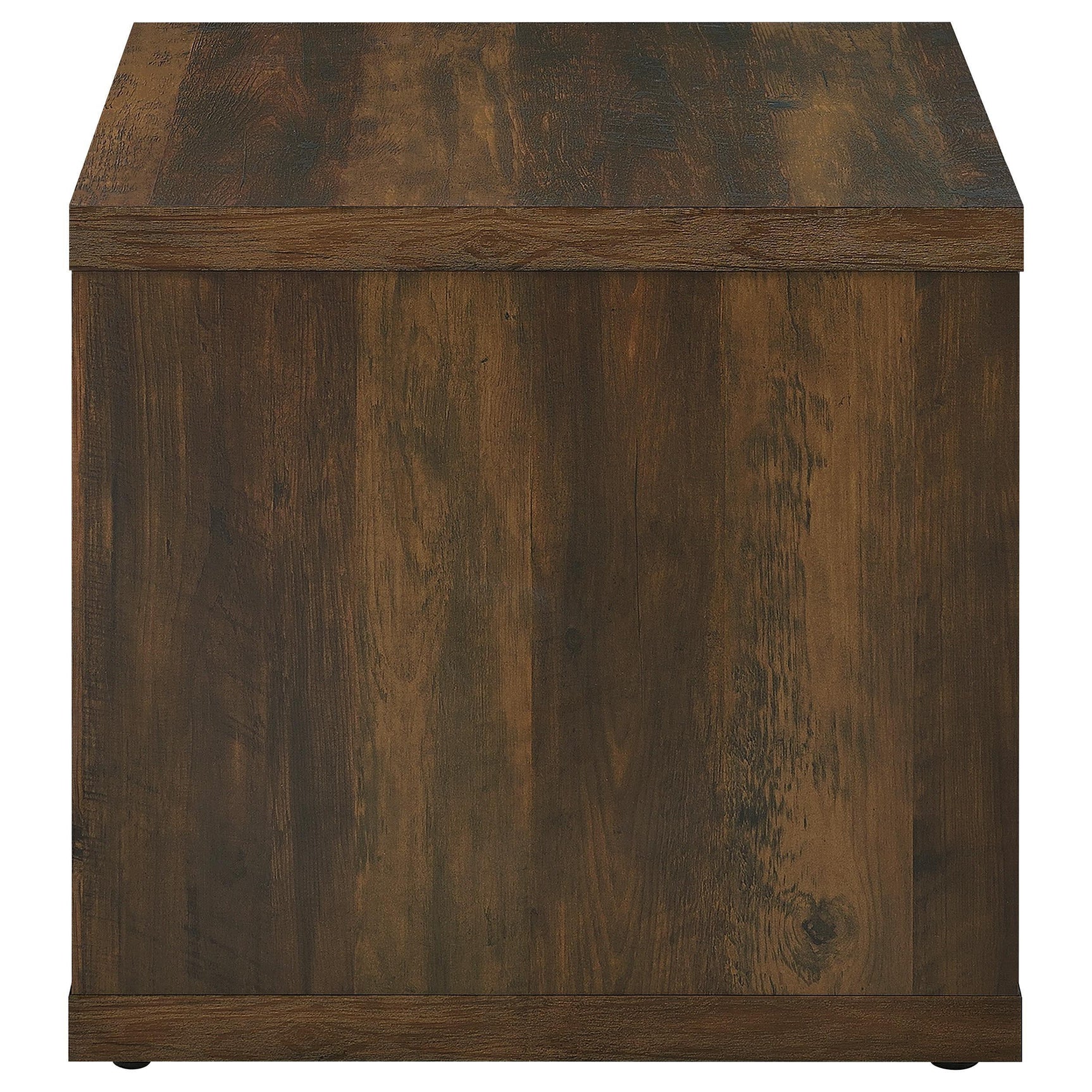 Frisco Square Engineered Wood Side End Table Dark Pine 710507 - Ella Furniture