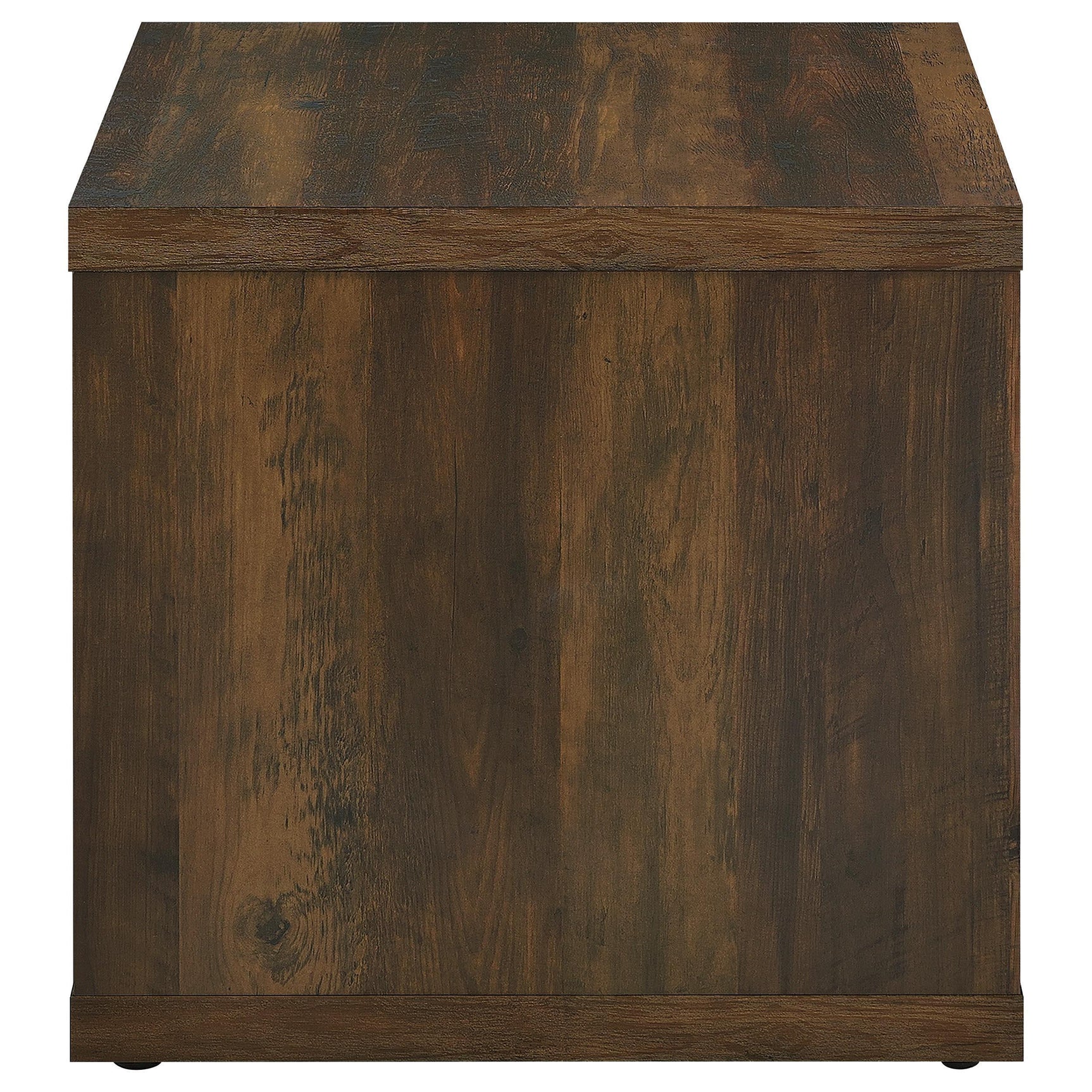 Frisco Square Engineered Wood Side End Table Dark Pine 710507 - Ella Furniture