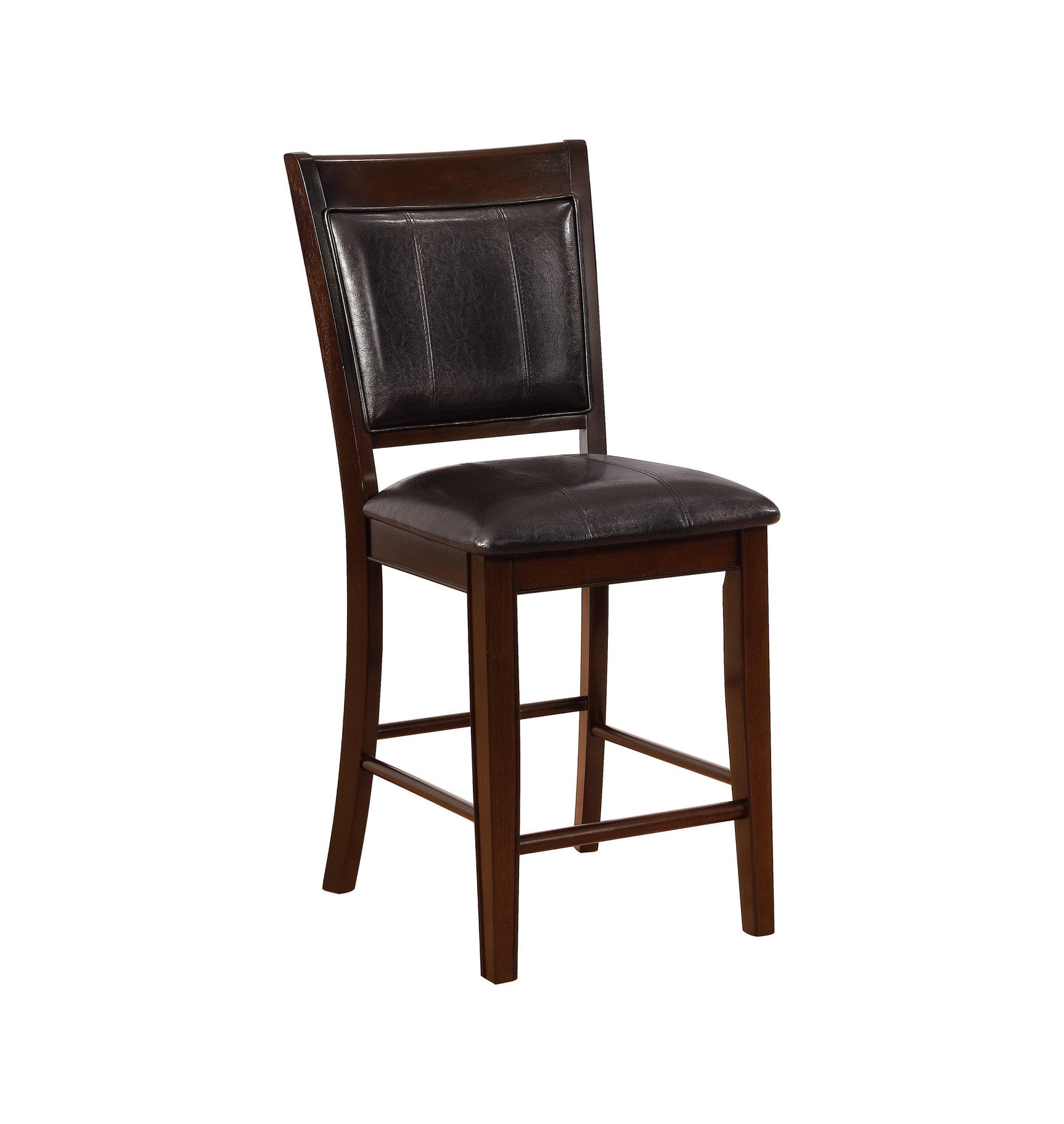 Fulton Espresso Modern Traditional Wood Square Counter Height Dining Room Set - Ella Furniture