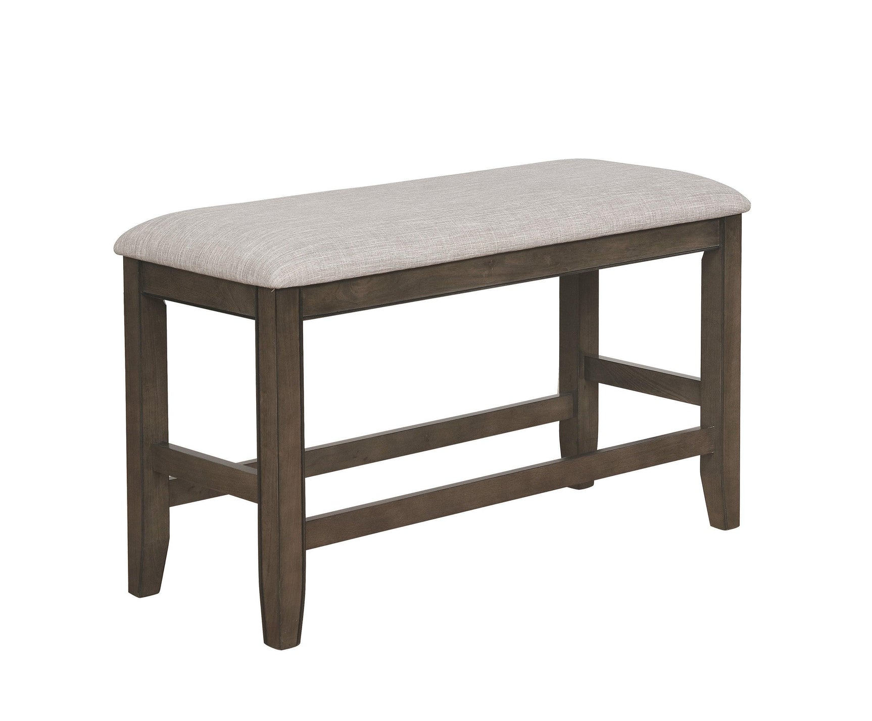Fulton Gray Modern Traditional Wood Square Counter Height Dining Room Set - Ella Furniture