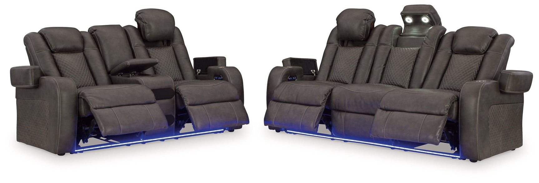 Fyne-dyme Shadow Sofa And Loveseat - Ella Furniture
