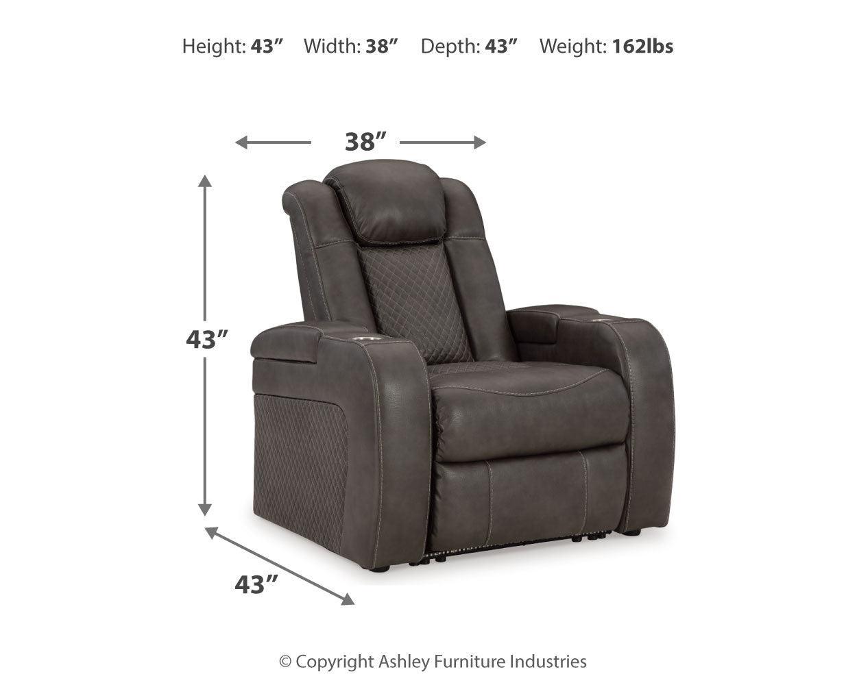 Fyne-Dyme Shadow Sofa, Loveseat and Recliner - Ella Furniture