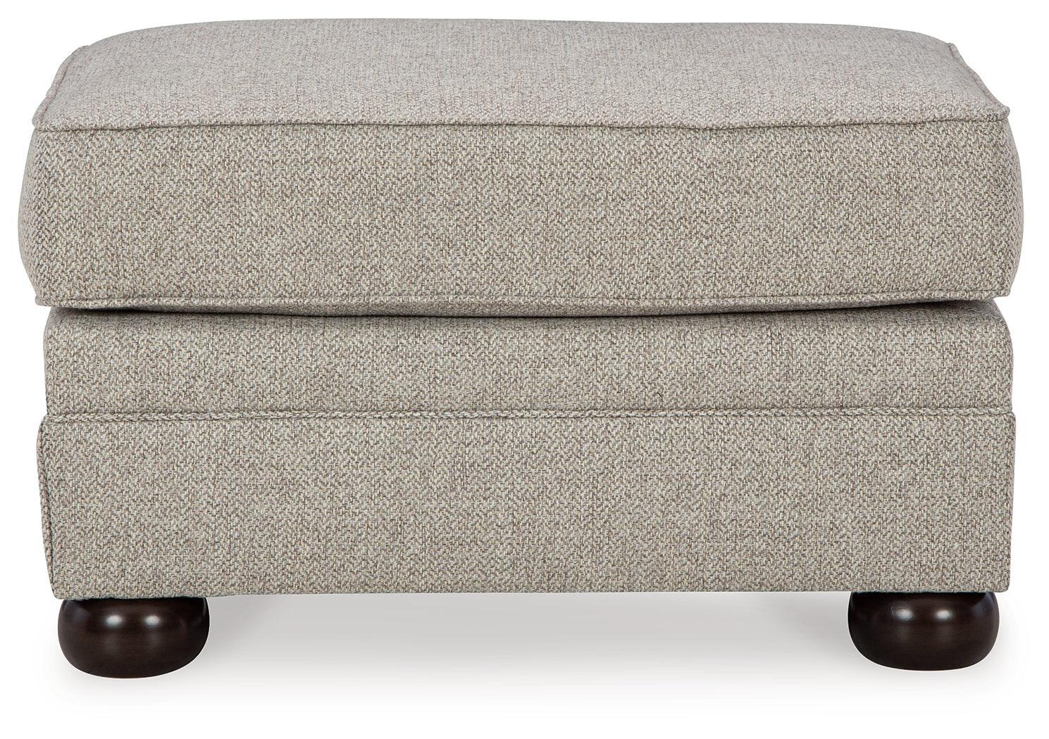 Gaelon Dune Chair And Ottoman - Ella Furniture