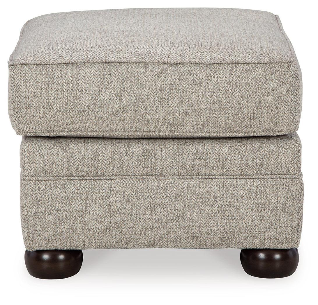 Gaelon Dune Chair And Ottoman - Ella Furniture