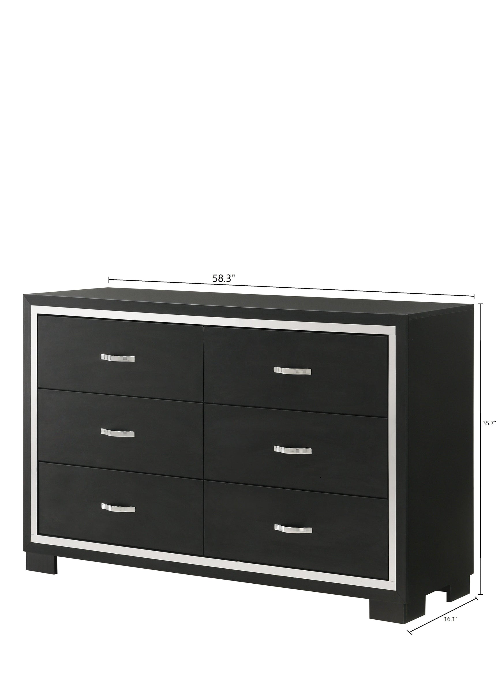 Gennro Black Modern Contemporary Solid Wood Velvet Upholstered Bedroom Set - Ella Furniture