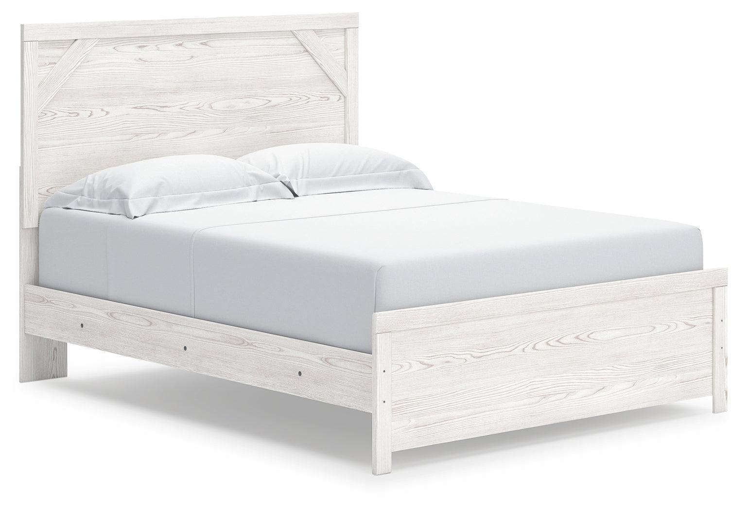 Gerridan White/Gray Panel Bedroom Set - Ella Furniture