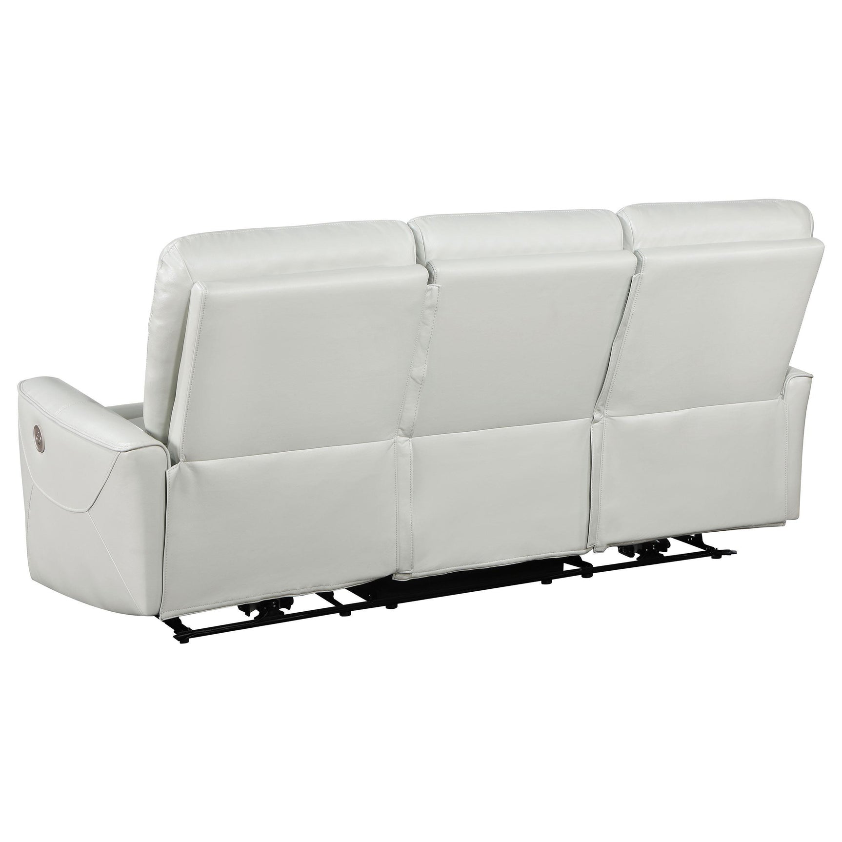 Greenfield 2-piece Power Reclining Sofa Set Ivory 610261P-S2 - Ella Furniture