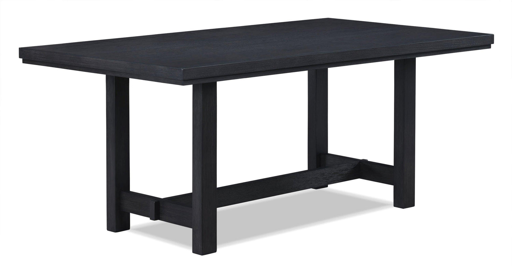 Guthrie Black/Gray Modern Solid Wood And Veneers Fabric Upholstered Dining Room Set - Ella Furniture