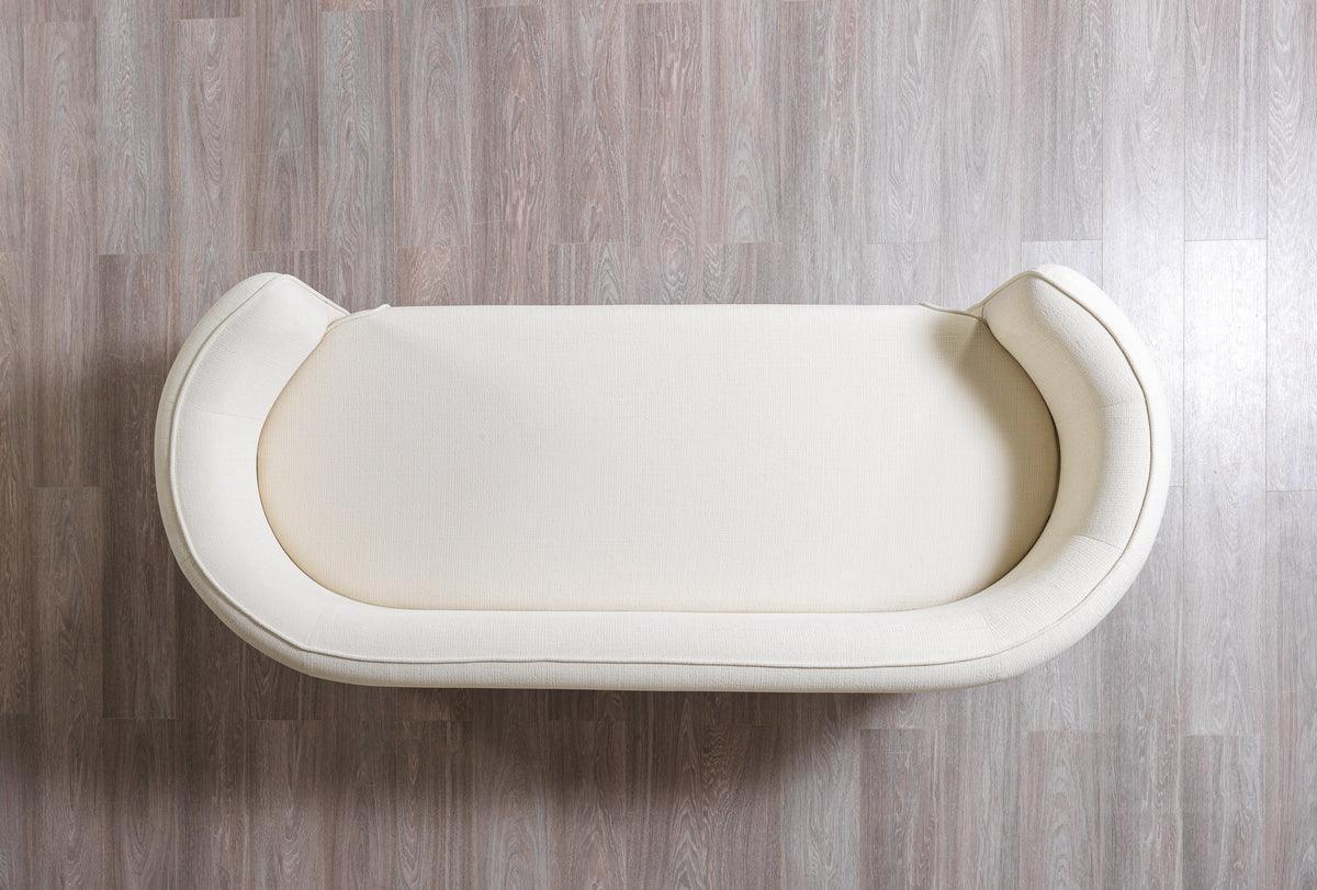 Helena Ivory Velvet Sofa & Loveseat - Ella Furniture