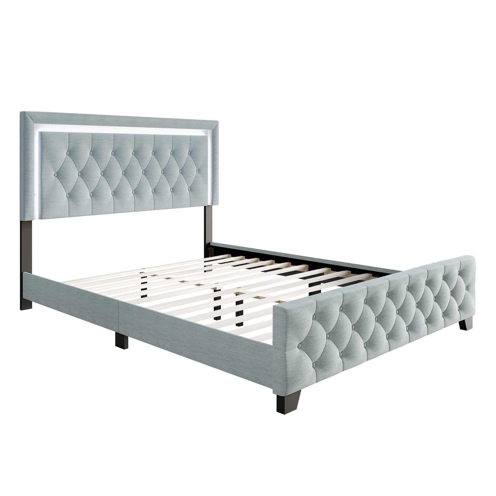 Hh280 Platform King Bed - Ella Furniture