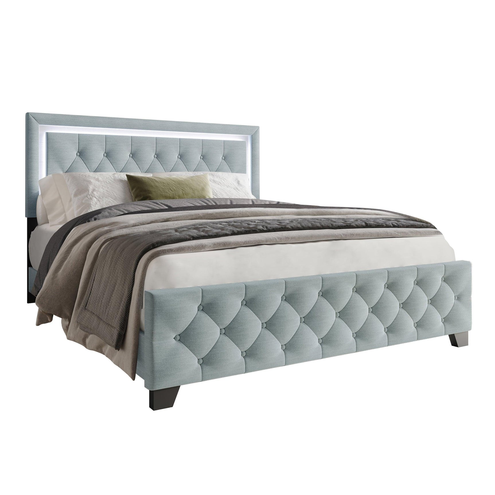 Hh280 Platform King Bed - Ella Furniture