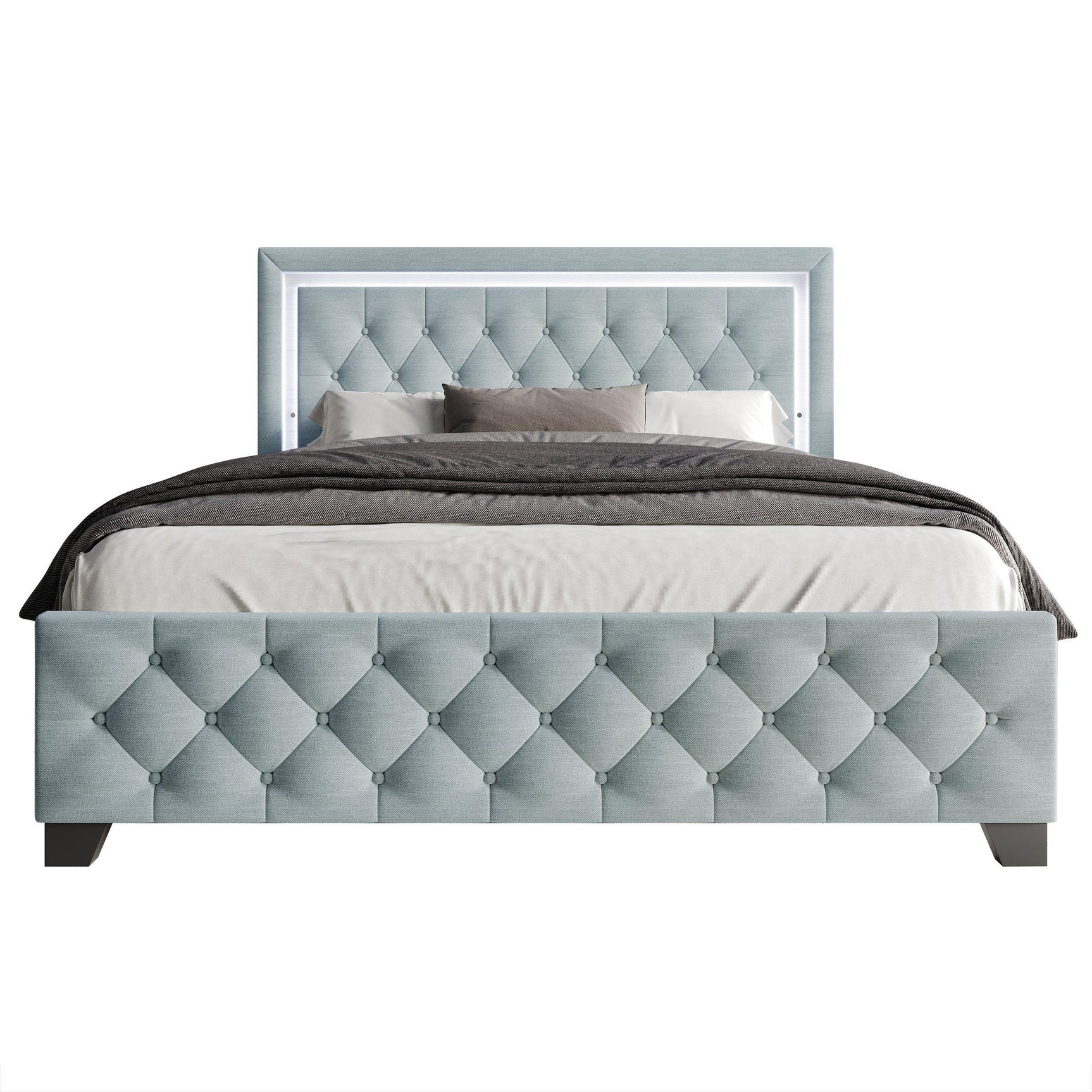Hh280 Platform King Bed - Ella Furniture
