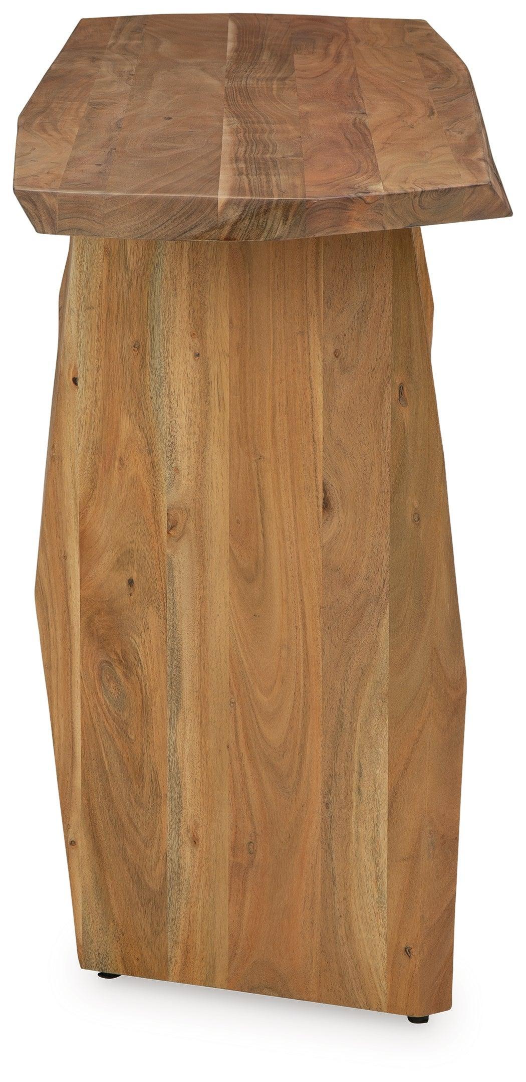 Holward Natural Console Sofa Table - Ella Furniture