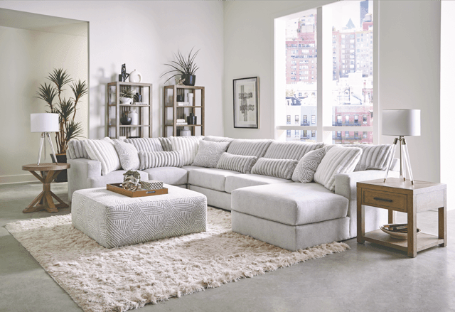 Jackson/catnapper 3303 3Pc Oversized Sectional - Ella Furniture
