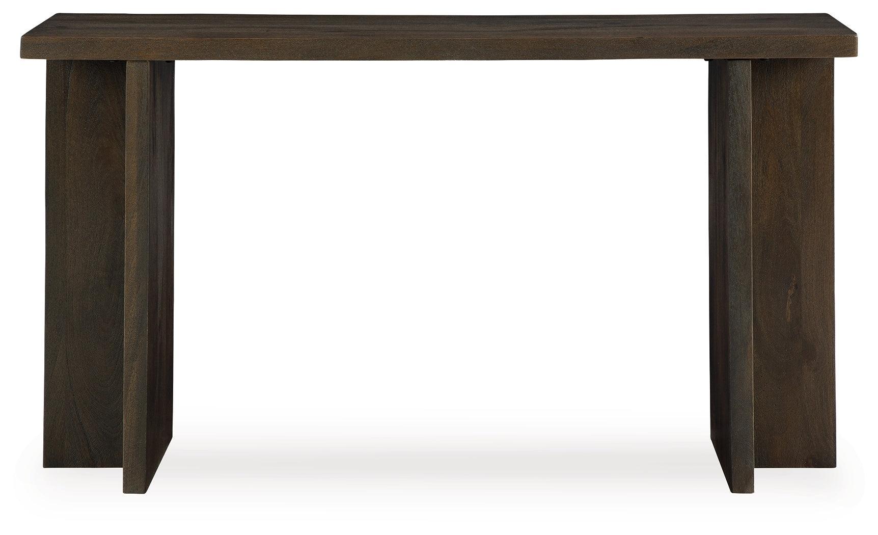 Jalenry Grayish Brown Console Sofa Table - Ella Furniture