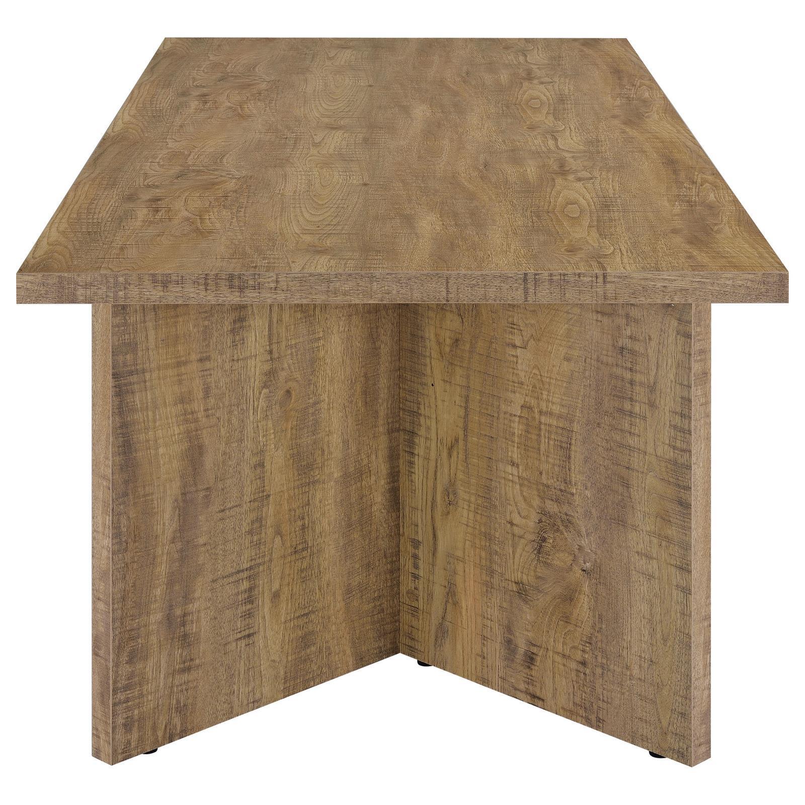 Jamestown Rectangular Engineered Wood Dining Table With Decorative Laminate Mango Brown 183020 - Ella Furniture