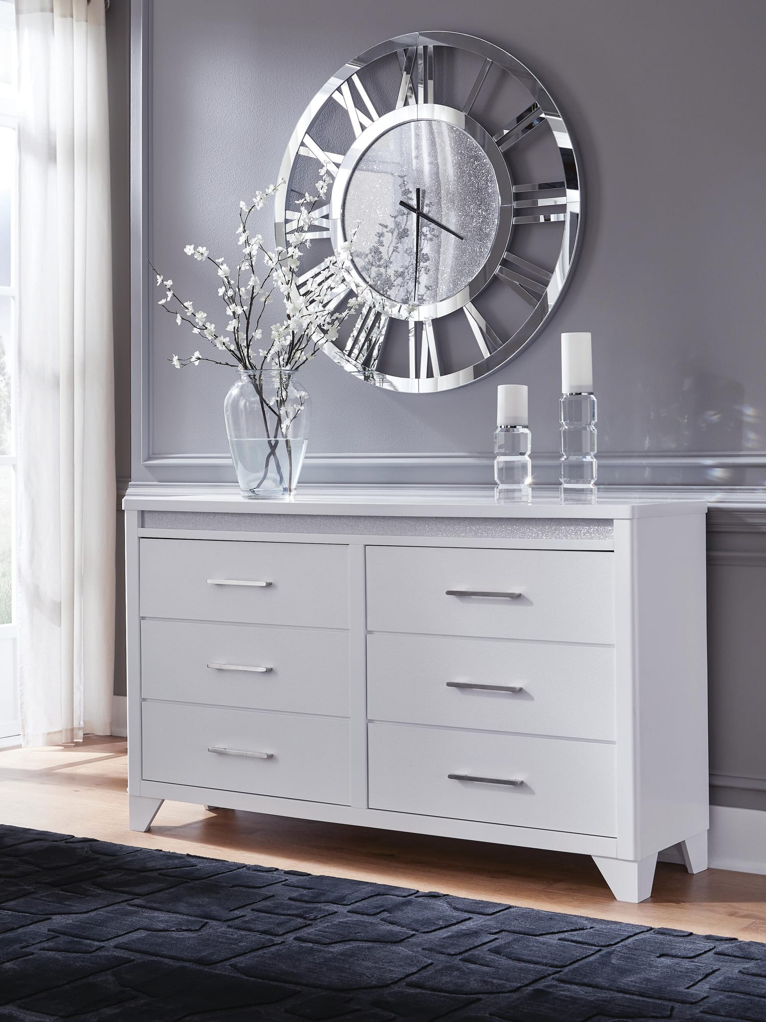 Jarlee White Dresser from Ella Furniture