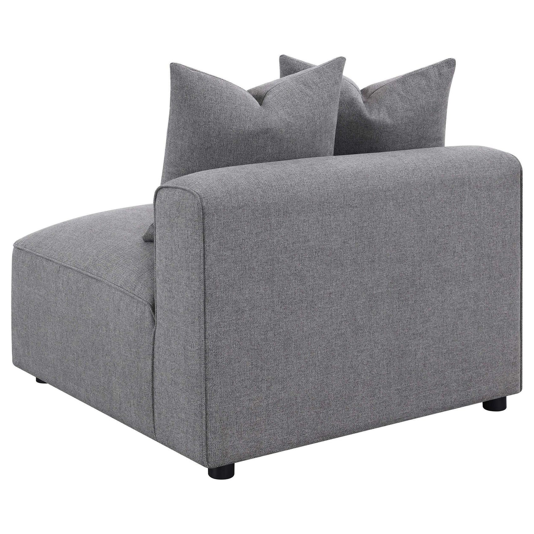 Jennifer Jennifer 6-piece Upholstered Modular Sectional Grey 551594-SET - Ella Furniture