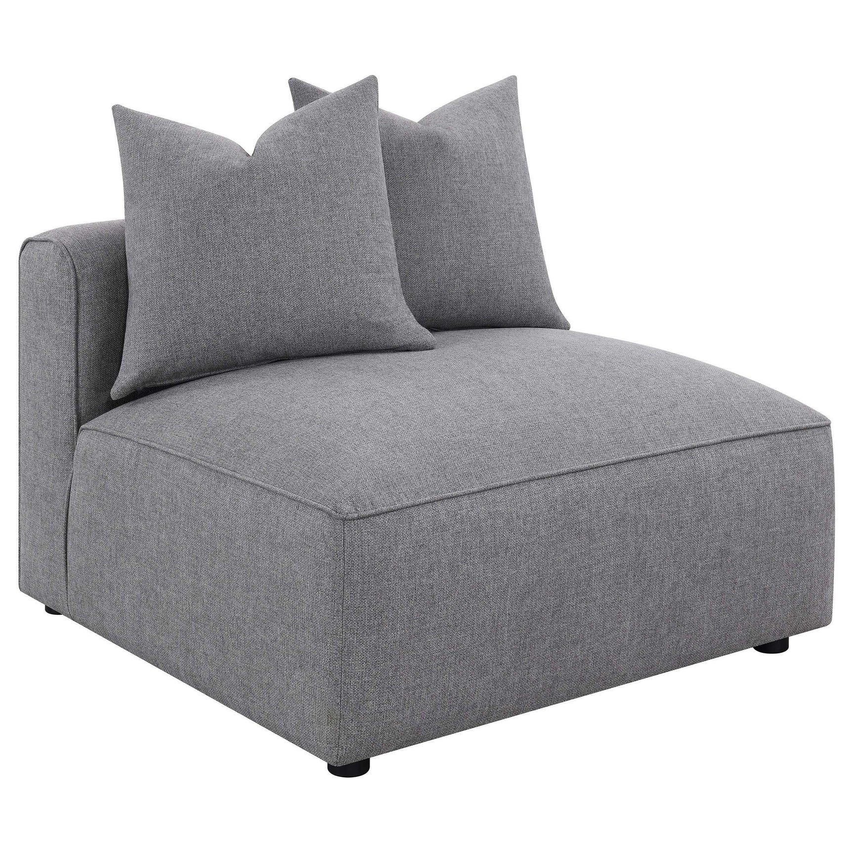 Jennifer Jennifer 6-piece Upholstered Modular Sectional Grey 551594-SET - Ella Furniture
