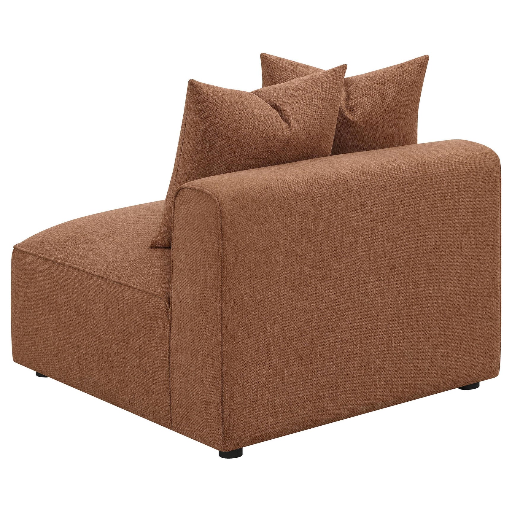 Jennifer Jennifer 6-piece Upholstered Modular Sectional Terracotta 551591-SET - Ella Furniture