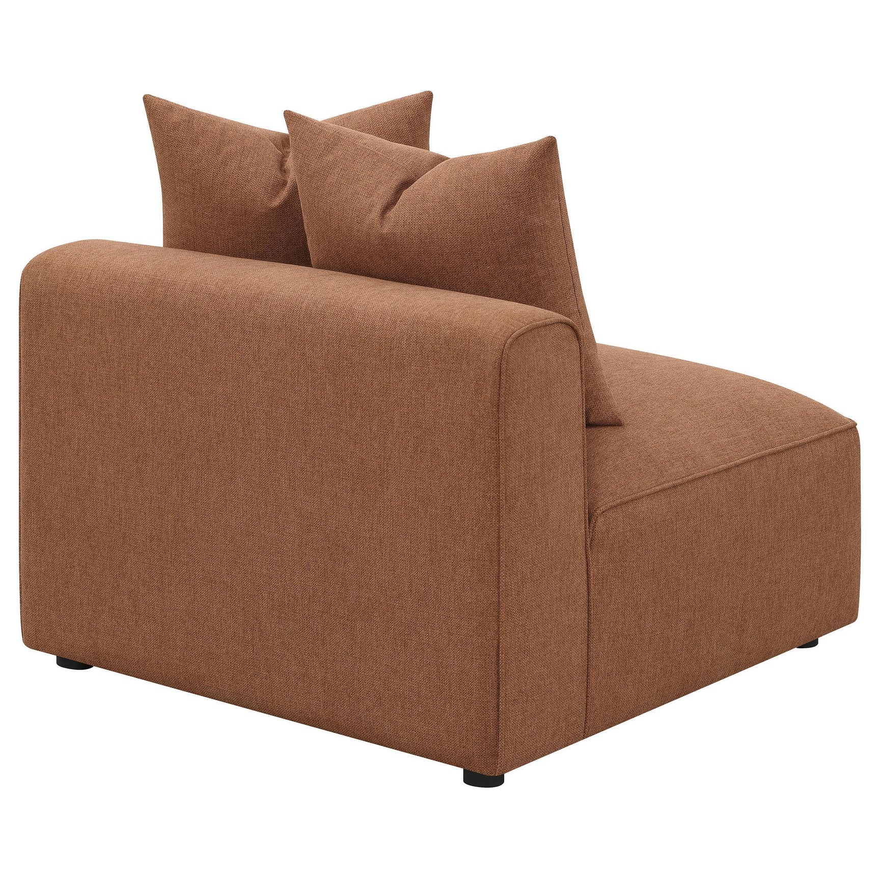 Jennifer Jennifer Upholstered Armless Chair Terracotta 551591 - Ella Furniture