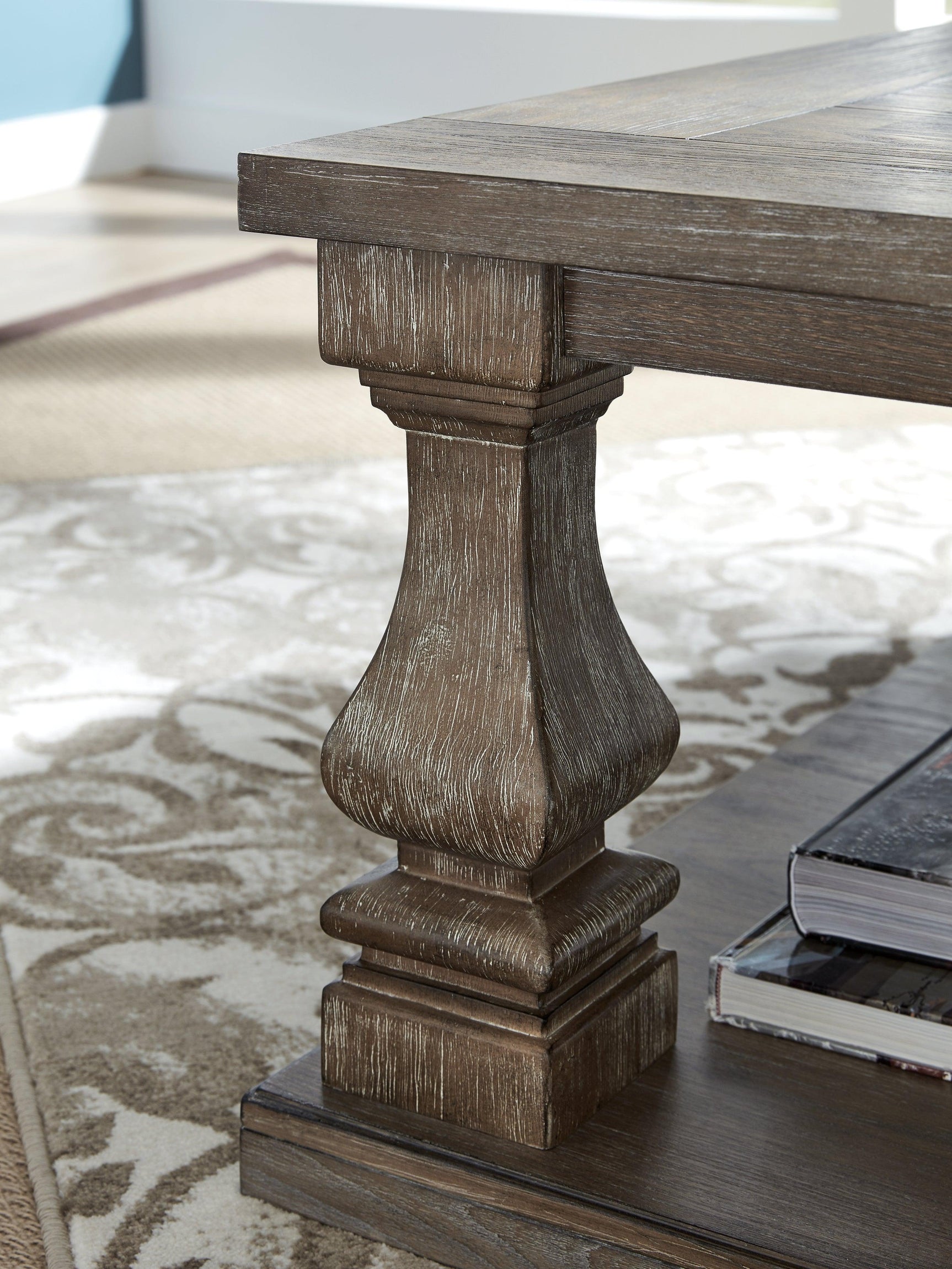 Johnelle Gray Coffee Table With 2 End Tables - Ella Furniture