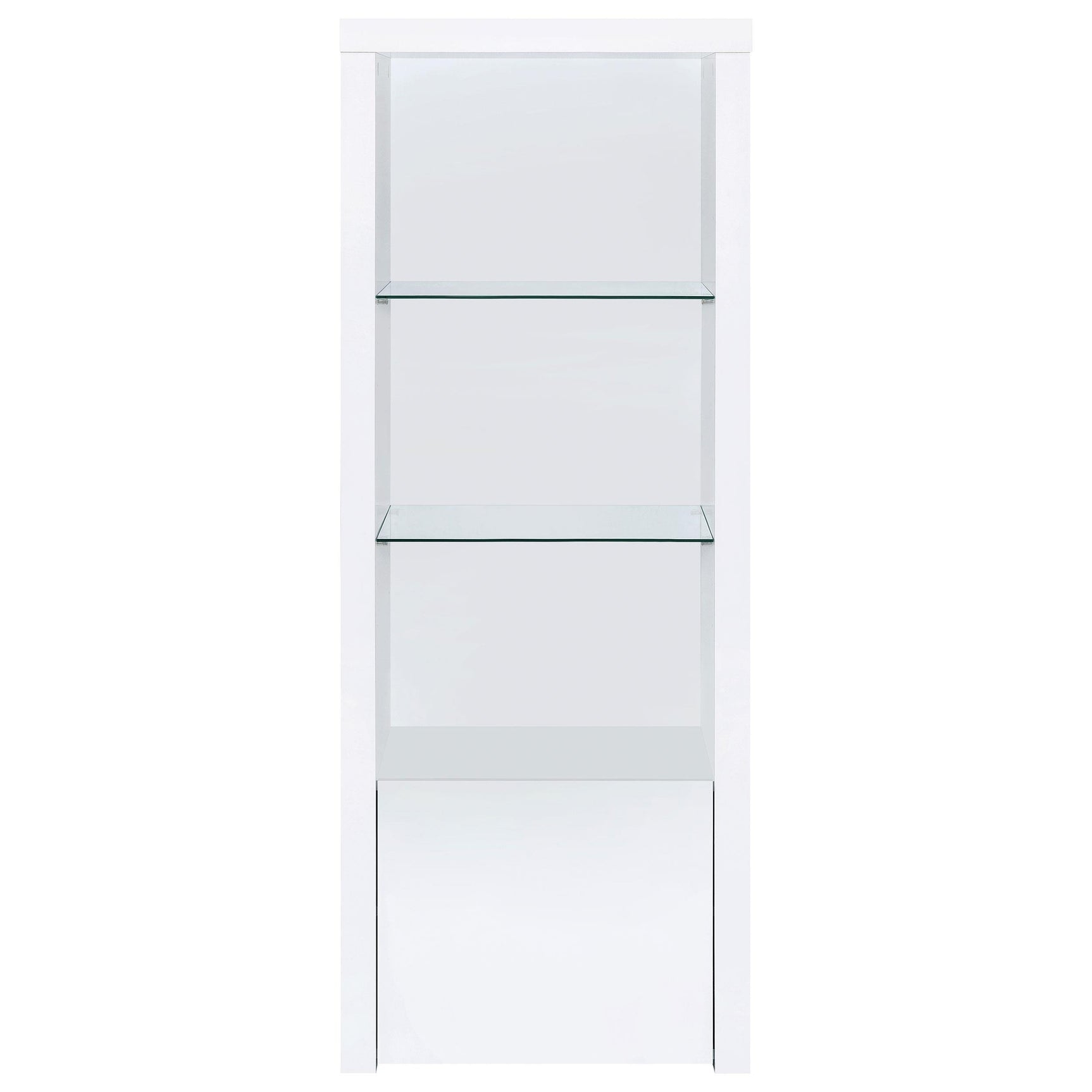 Jude 3-piece 71" TV Entertainment Center White High Gloss 704251-SET - Ella Furniture