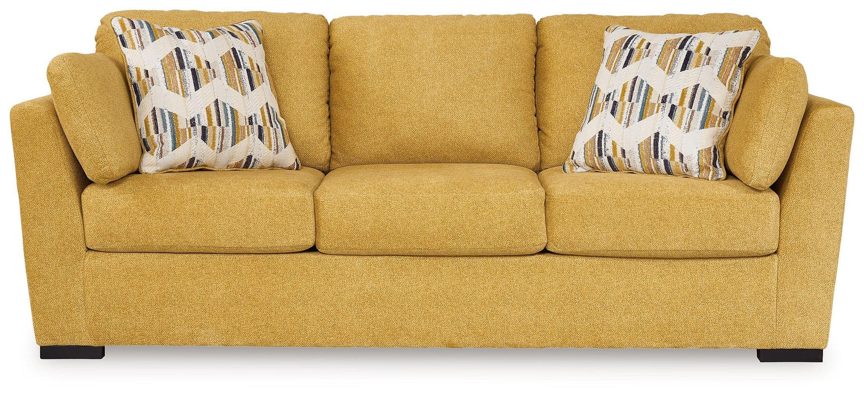 Keerwick Sunflower Chenille Sofa - Ella Furniture