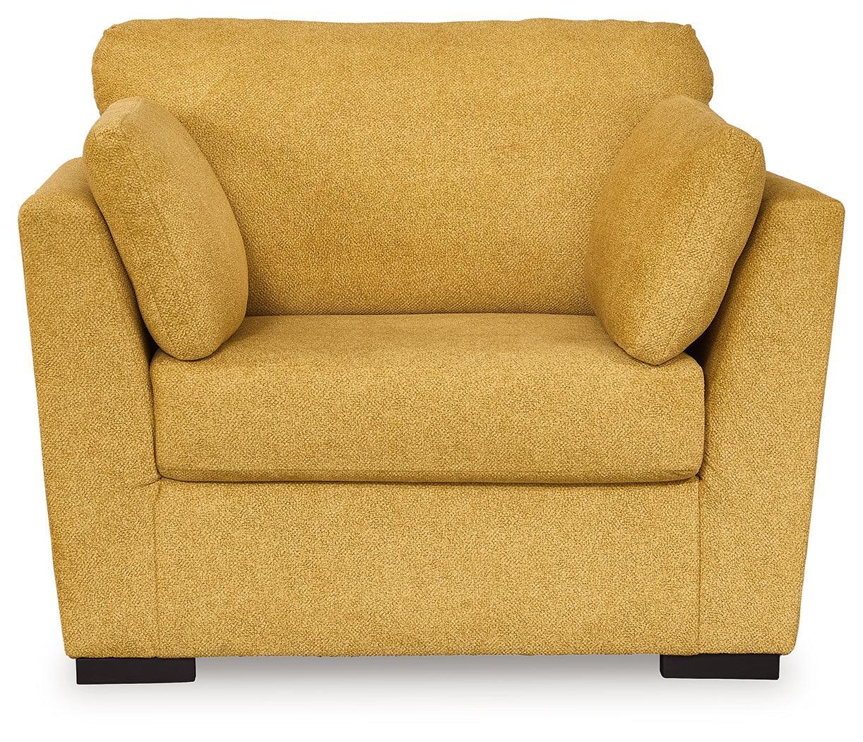Keerwick Sunflower Sofa, Loveseat, Chair And Ottoman - Ella Furniture