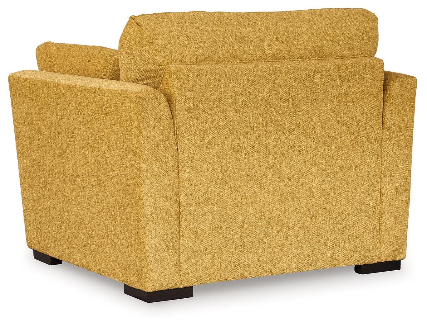 Keerwick Sunflower Sofa, Loveseat, Chair And Ottoman - Ella Furniture