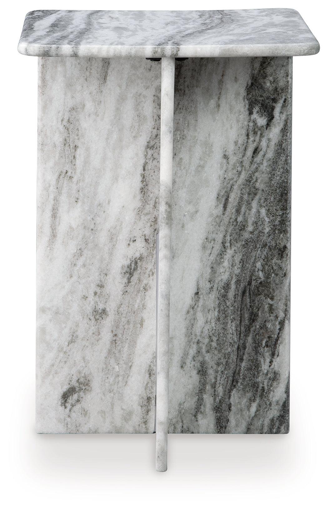 Keithwell Gray Accent Table - Ella Furniture