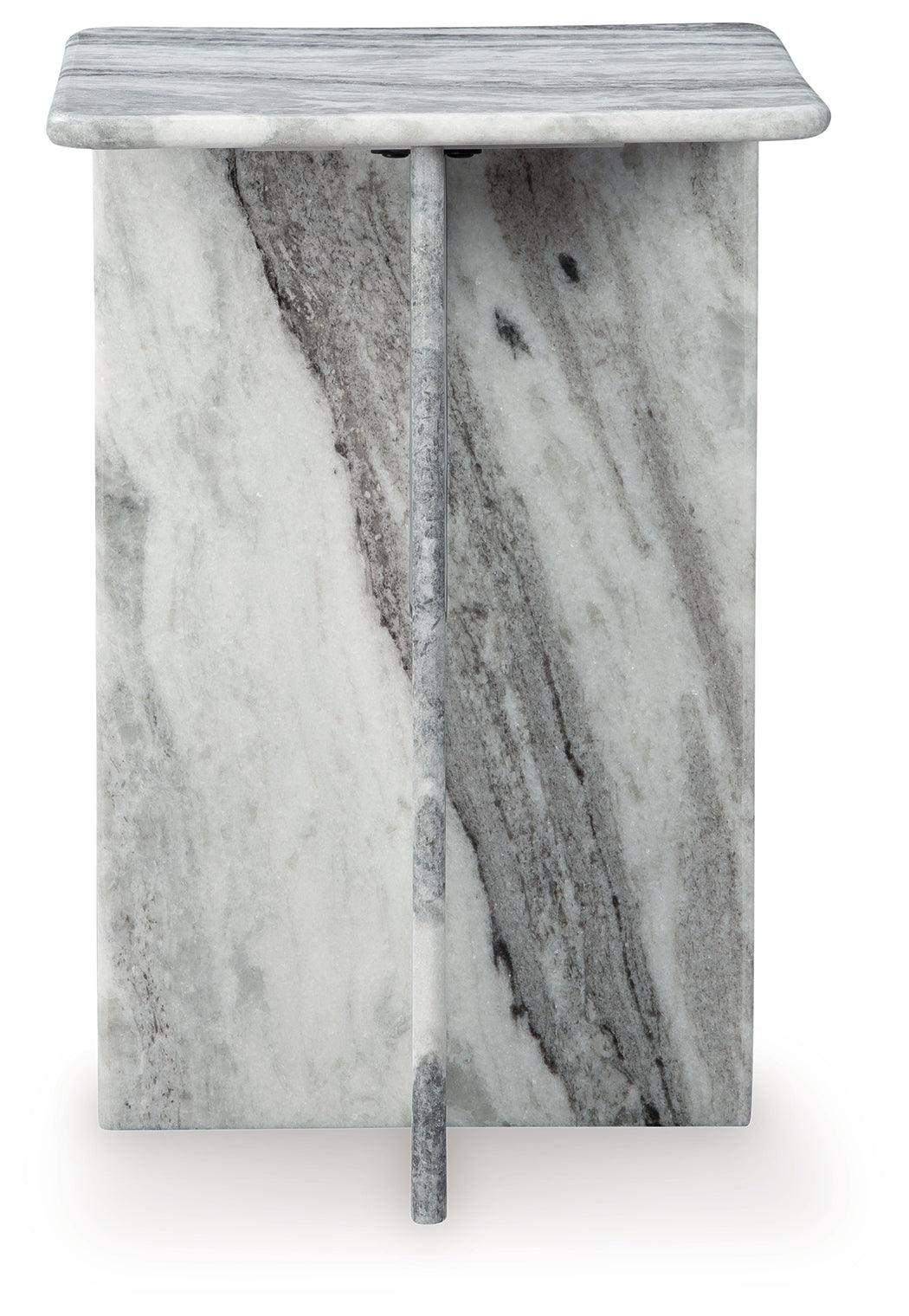 Keithwell Gray Accent Table - Ella Furniture