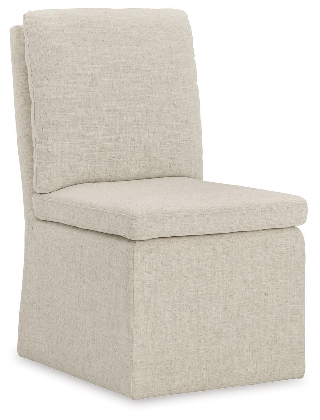 Krystanza Oatmeal Dining Chair - Ella Furniture
