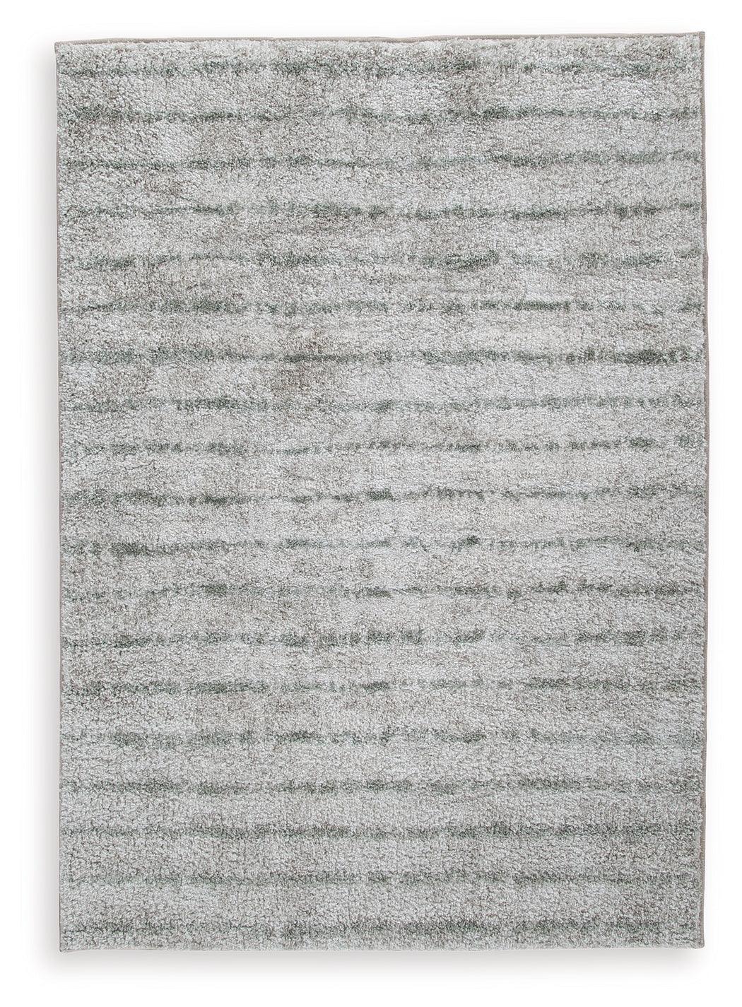 Laddway Cream/Green Medium Rug - Ella Furniture