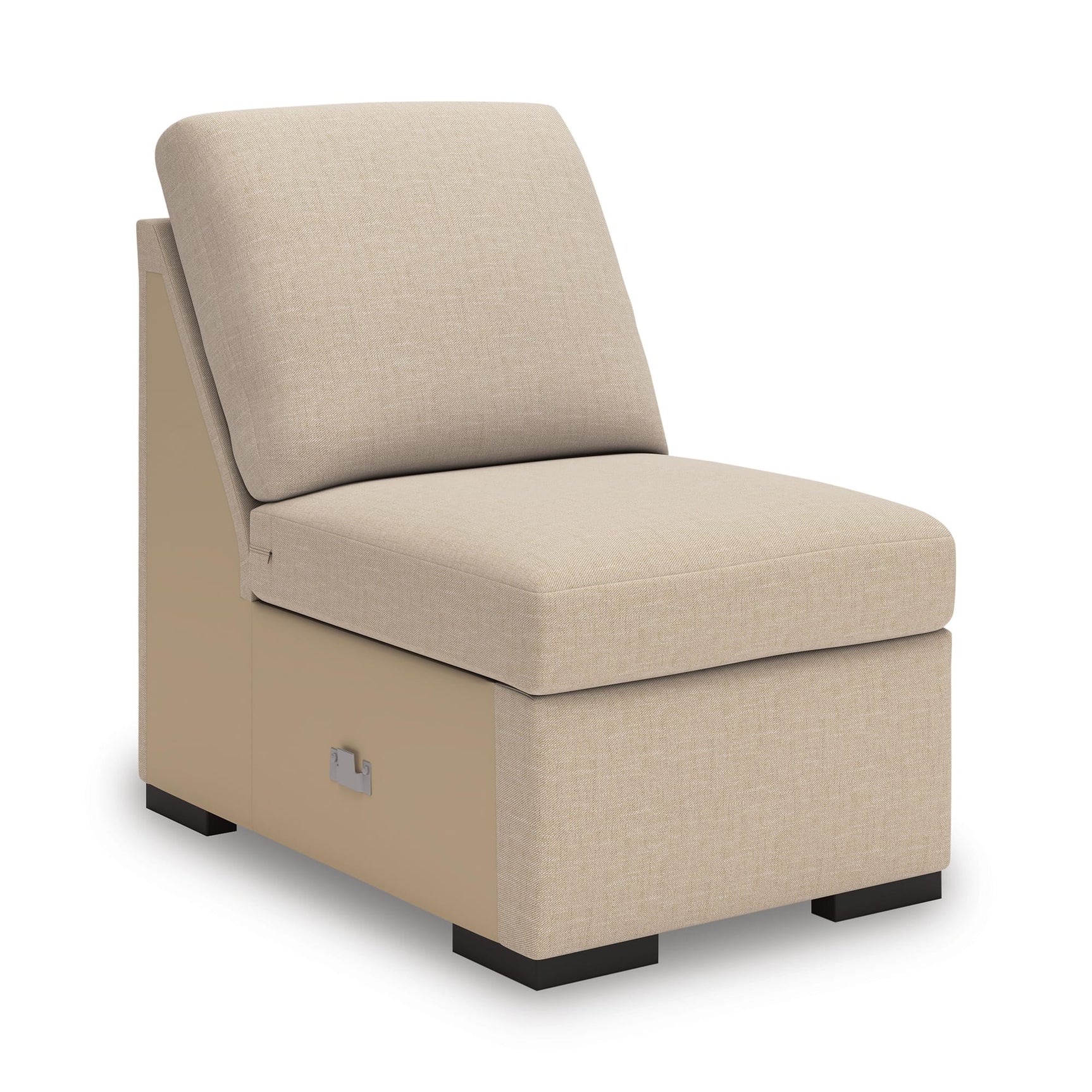 LadyMae Twill Performance Fabric,Next-Gen Nuvella™ 5-Piece Sectional with Chaise angled view