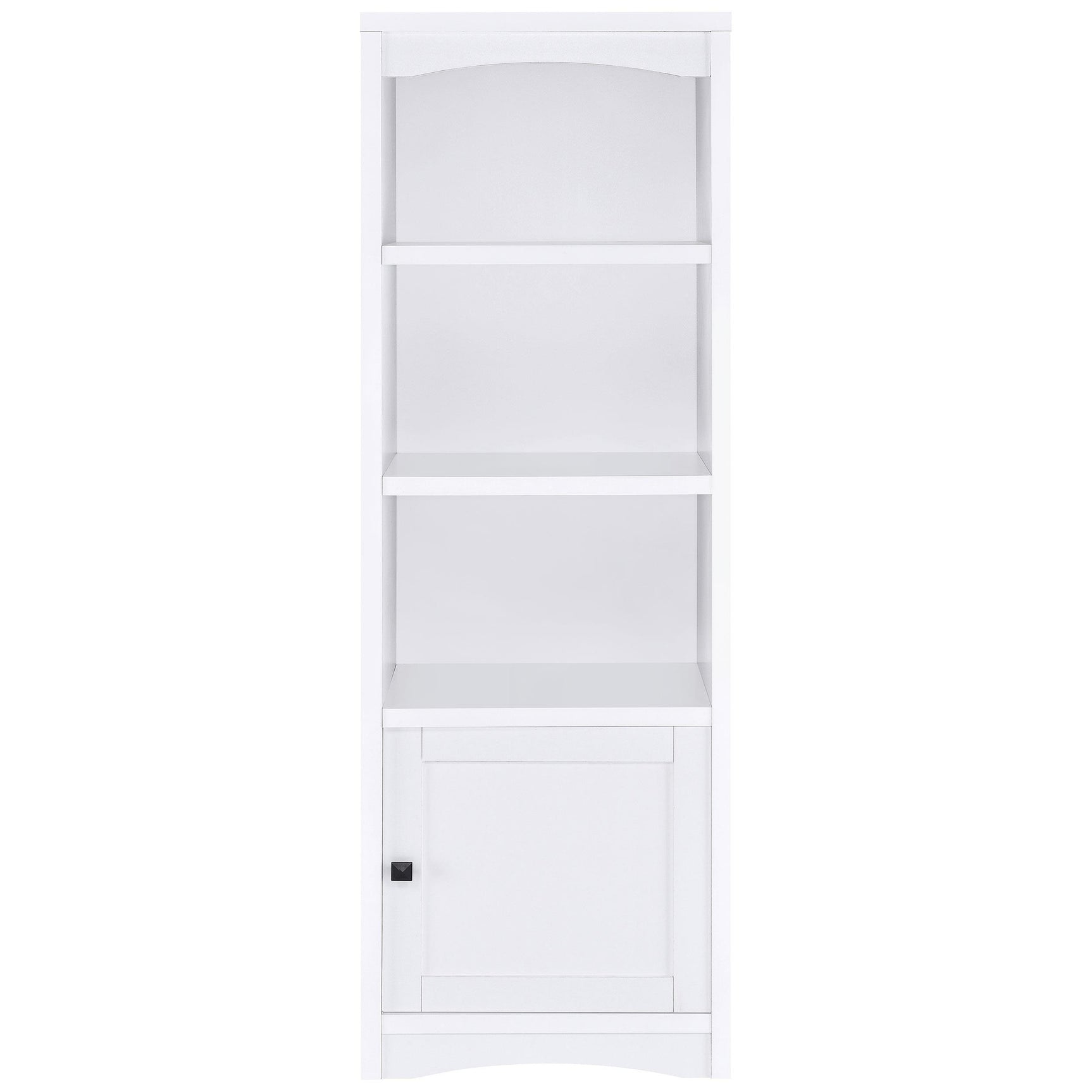 Laughlin 3-shelf Engineered Wood Media Tower White 724114 - Ella Furniture