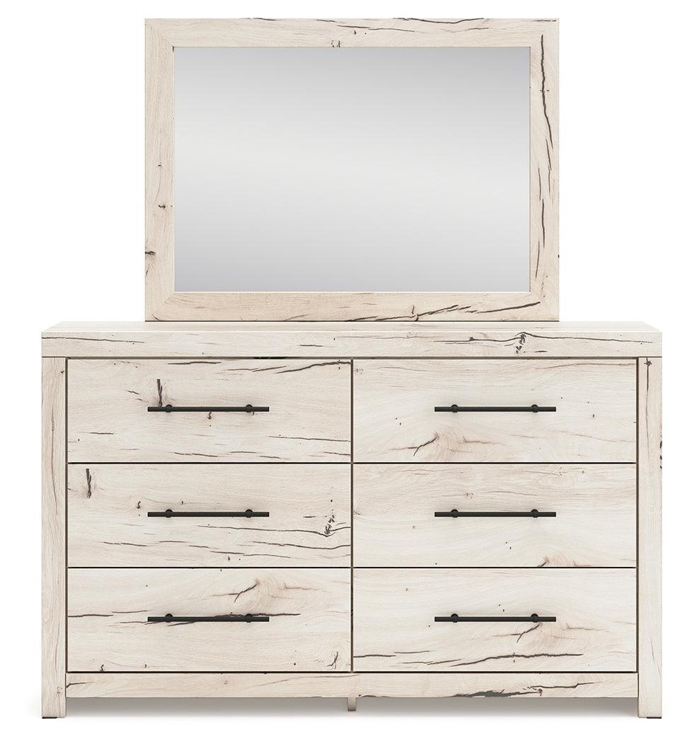 Lawroy Light Natural Dresser and Mirror - Ella Furniture