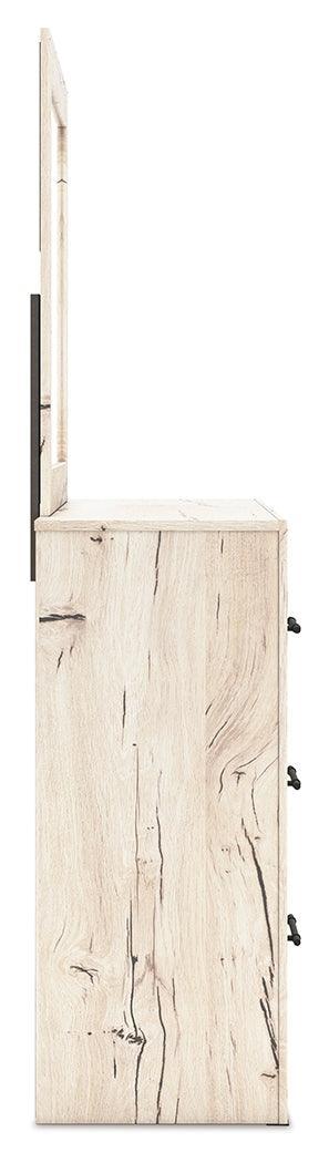 Lawroy Light Natural Dresser and Mirror - Ella Furniture