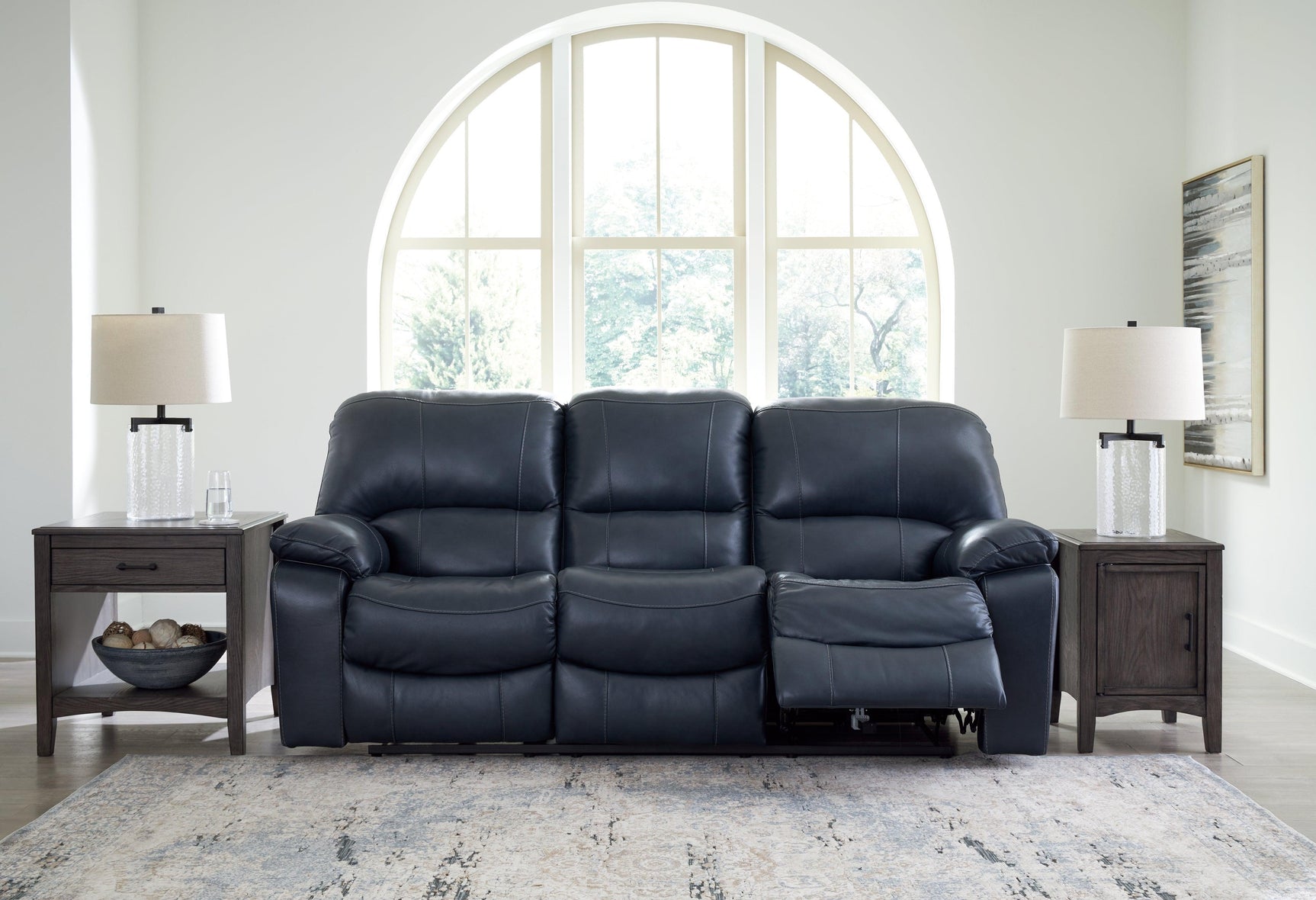 Leesworth Ocean Sofa, Loveseat And Recliner - Ella Furniture