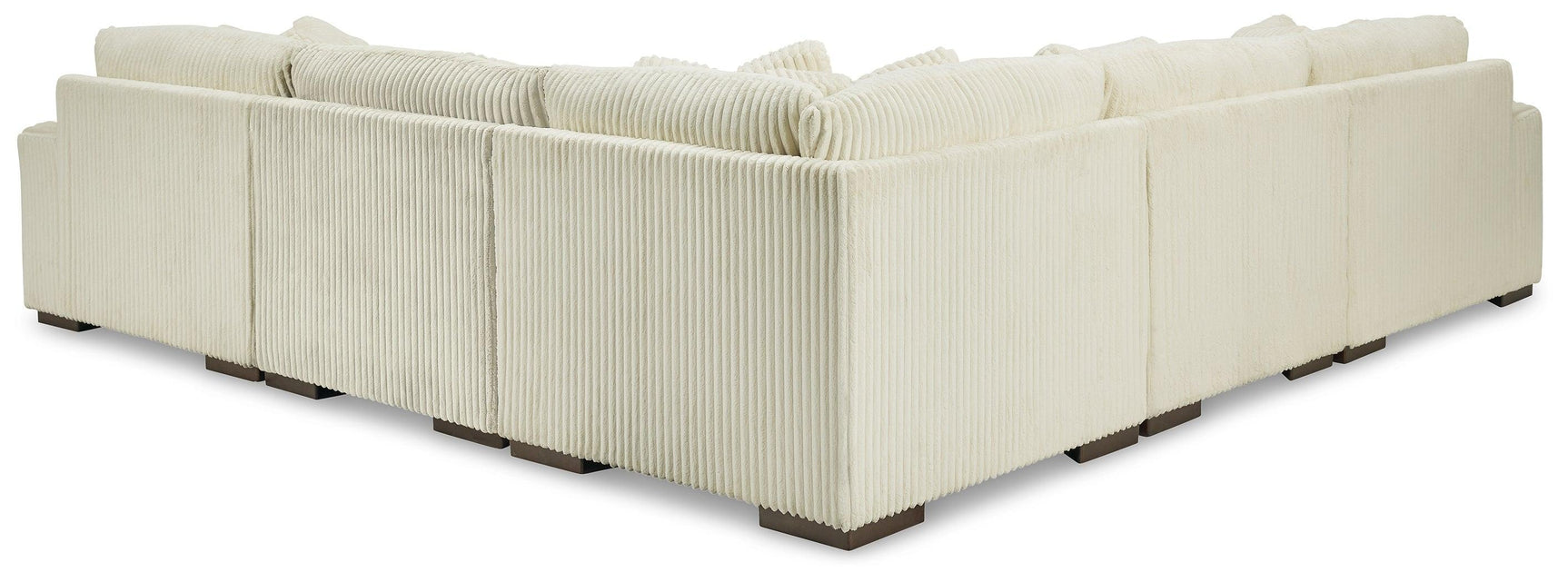 Lindyn Ivory 5-Piece Sectional With Ottoman PKG014504 - 21104S5 | 2110408 - Ella Furniture