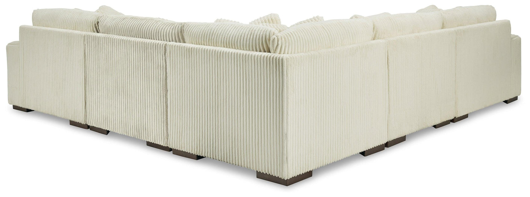 Lindyn Ivory 5-Piece Sectional With Ottoman PKG014506 - 21104S7 | 2110408 - Ella Furniture