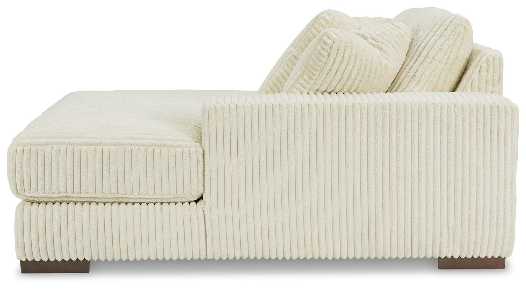 Lindyn Ivory Super Chaise - Ella Furniture