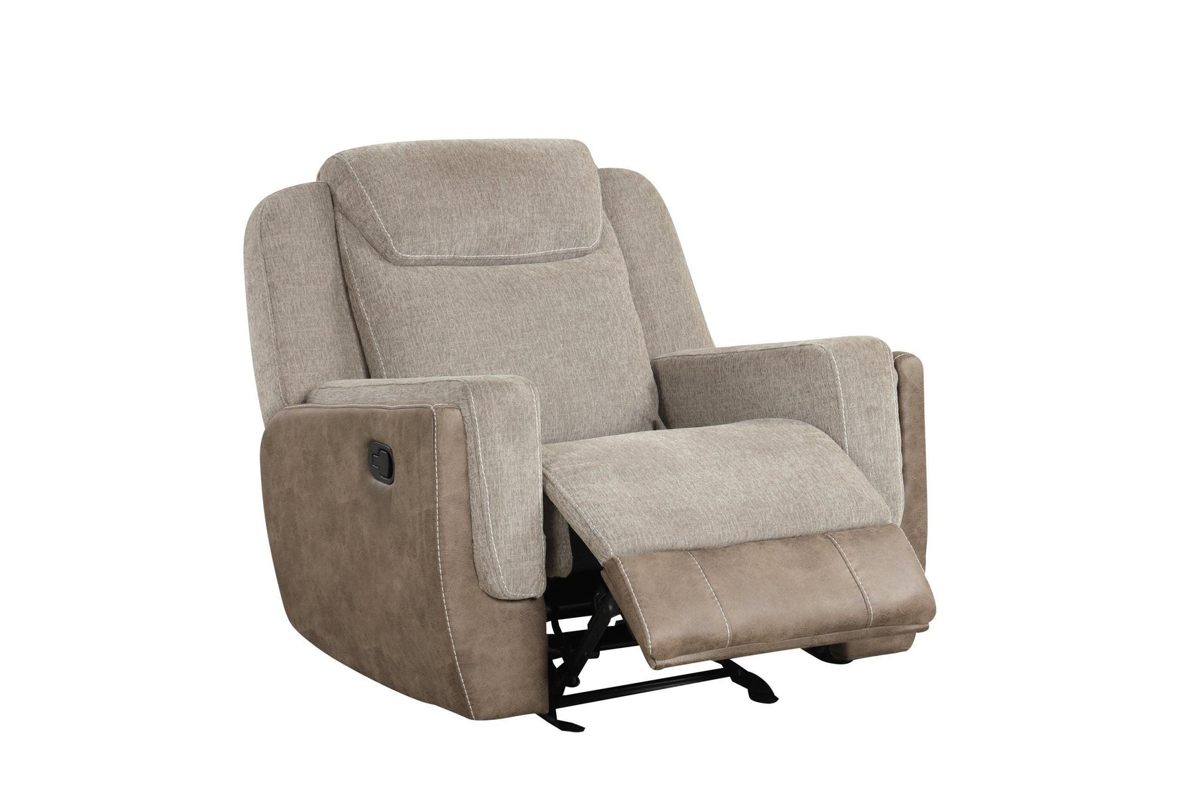 Lisa - Brown 3Pc Reclining Set - Ella Furniture