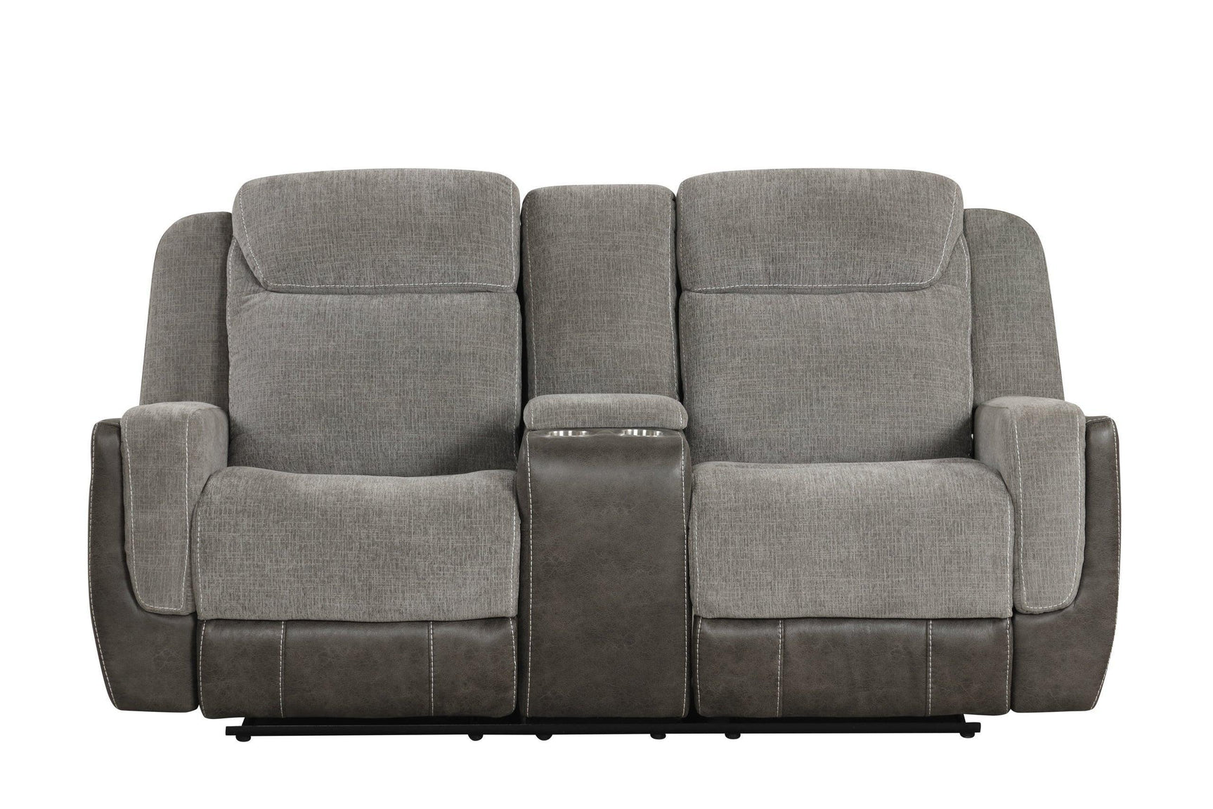 Lisa - Gray 3Pc Reclining Set - Ella Furniture