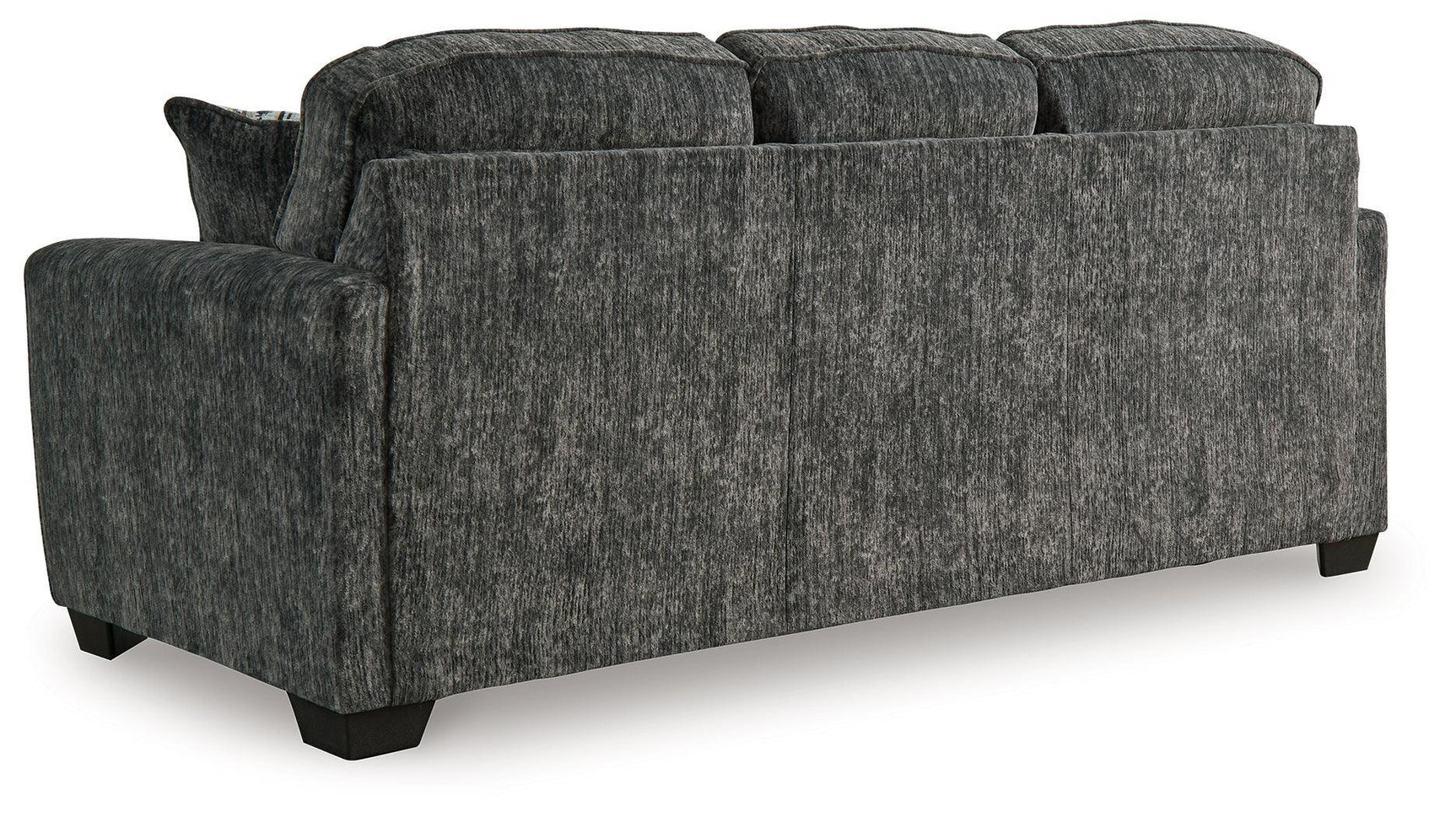 Lonoke Gunmetal Sofa, Loveseat, Chair And Ottoman - Ella Furniture