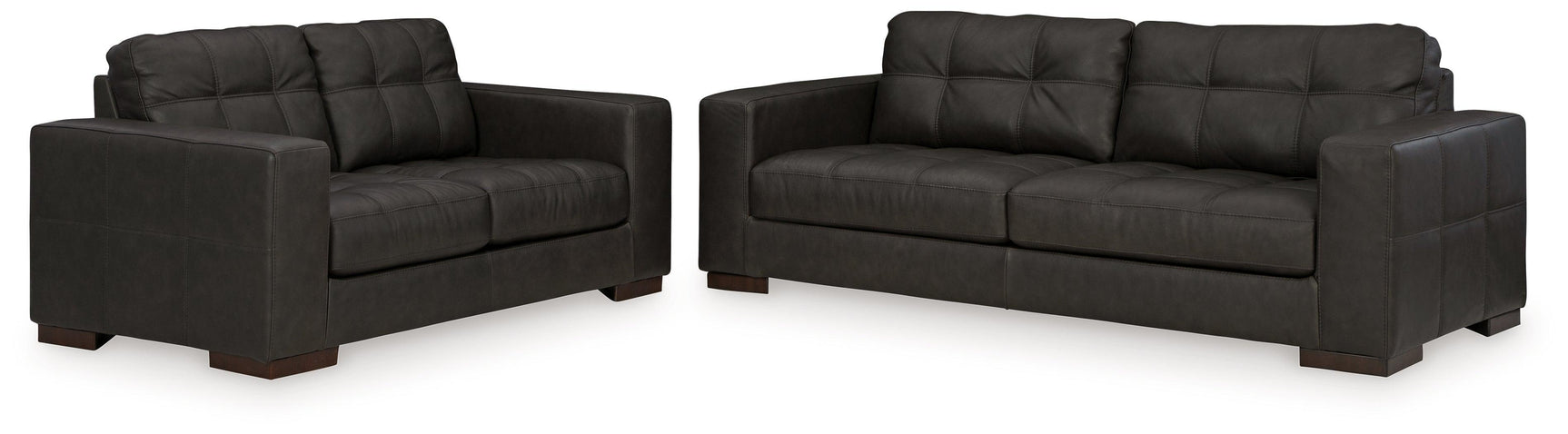 Luigi Thunder Sofa And Loveseat - Ella Furniture