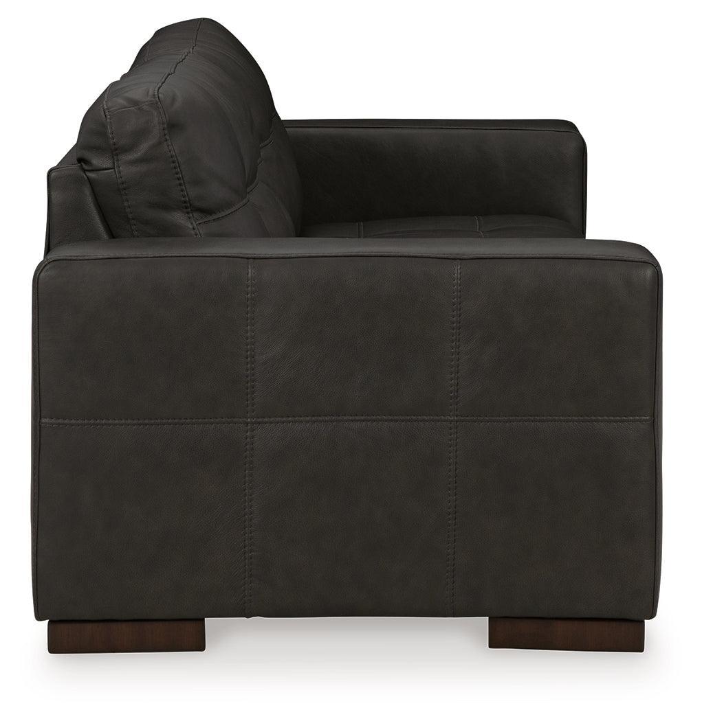 Luigi Thunder Sofa, Loveseat, Chair And Ottoman - Ella Furniture