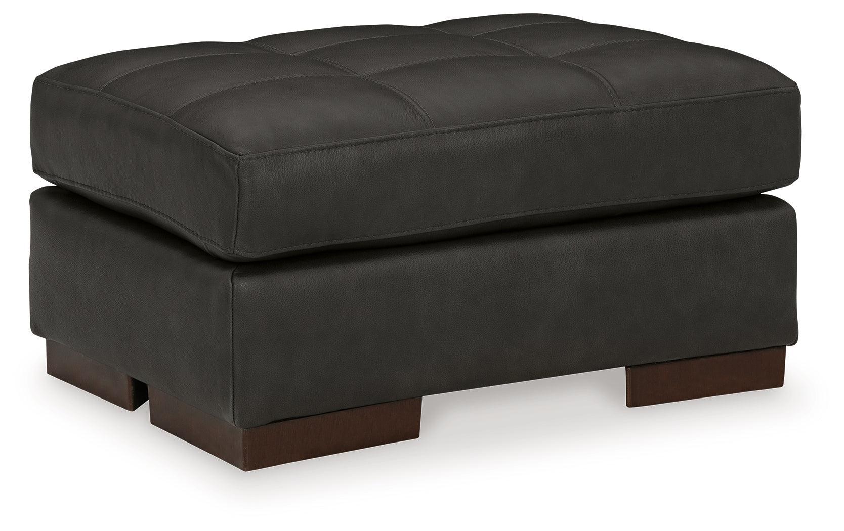 Luigi Thunder Sofa, Loveseat, Chair And Ottoman - Ella Furniture